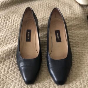 Bally dark blue shoes